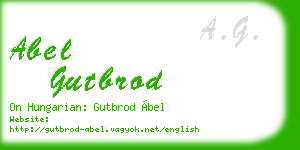 abel gutbrod business card