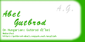 abel gutbrod business card